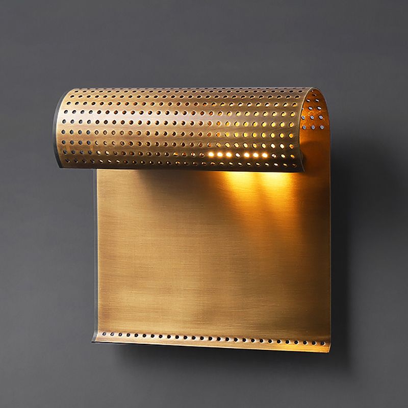 Postmodern Metal Wall Lamp Household Wall Sconce Lighting Fixture for Bedroom