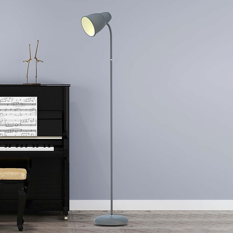 Geometric Metal Floor Light Modern Style 1 Light Floor Light Fixtures