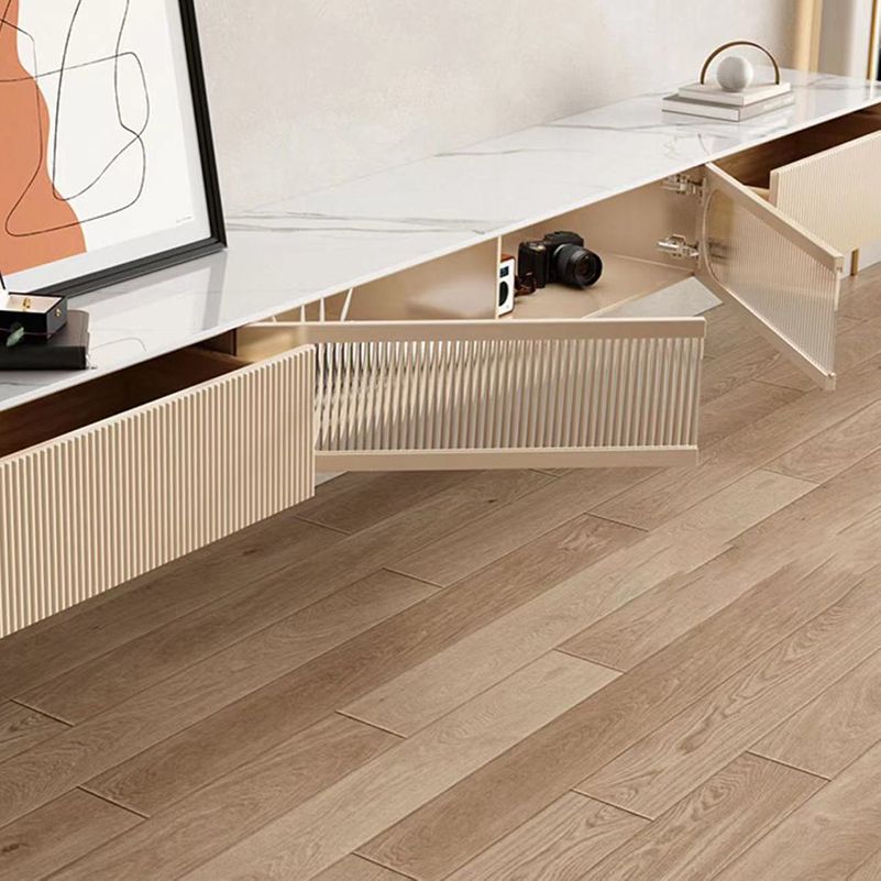 Contemporary TV Media Console Floating TV Console with Drawers