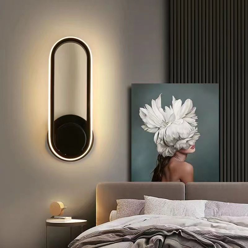 Geometric Wall Lighting Ideas Modern Metal 1 Light Wall Mount Lamp
