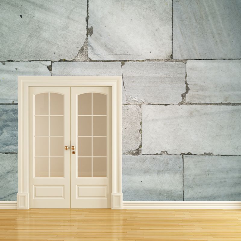 Brick Pattern Wallpaper Mural Contemporary Style Wall Decor for Bedroom