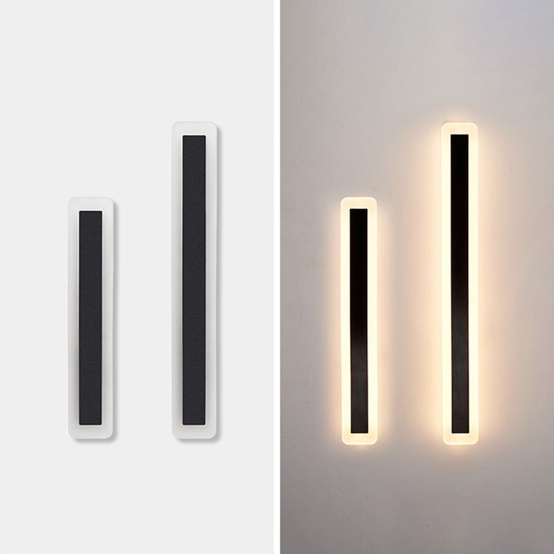 Luci da parete in metallo in metallo Moderno 1 Fun a monte della testa a parete con finitura nera