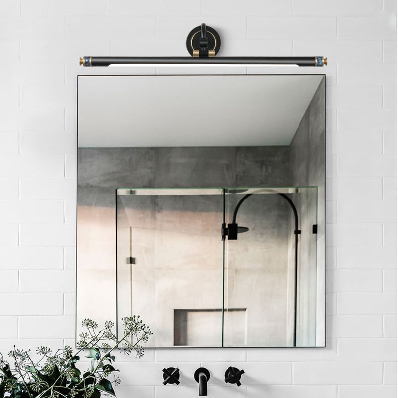 LED Vanity Light Fixtures Traditional Mirror Front Lighting with Acrylic Shade