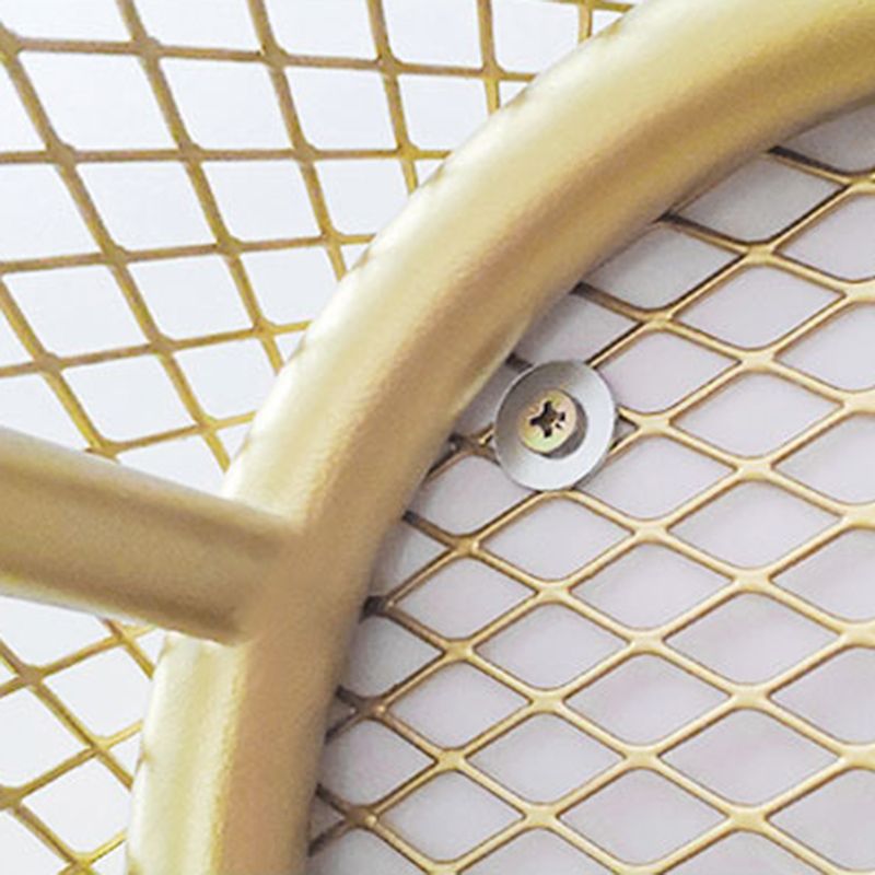 Light Luxury Metal Bookcase Shelf Closed Back Bookcase for Study Room