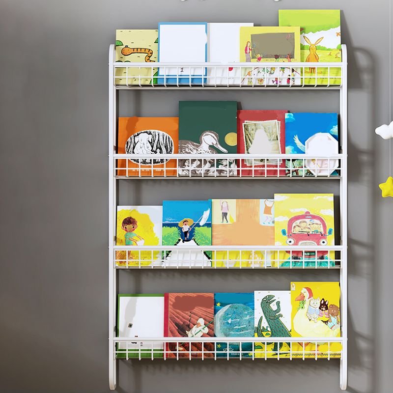 Wall Unit Modern Shelf Bookcase Metal Open Bookcase for Home