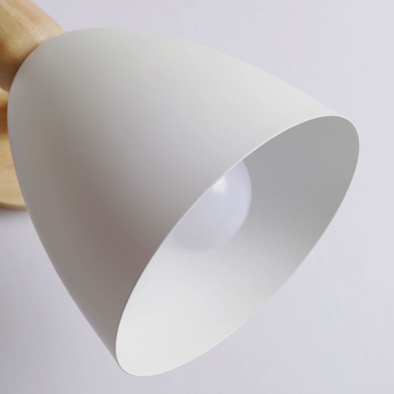 Moderni macaron nordici in stile geometrico con sconde da parete geometrica 1 flione leggero in giallo e bianco