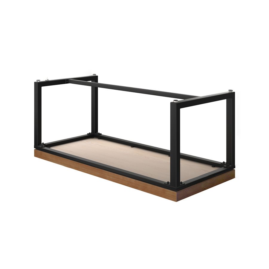 Traditional Style Solid Wood Dining Set with Traditional Height Table and Trestle Base