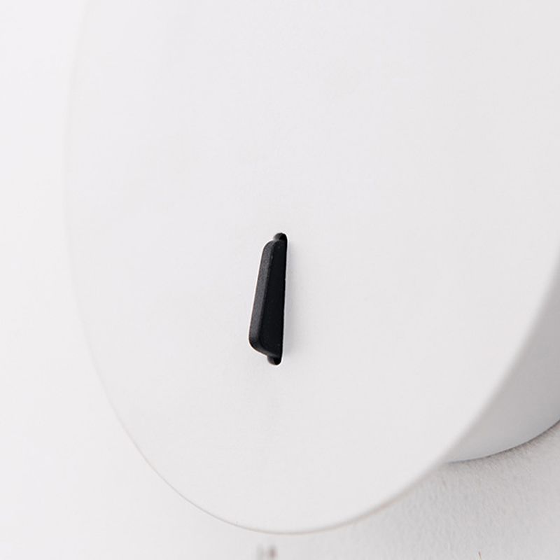 Modern Style Metal Wall Light Round 4" Wide Reading Wall Sconce for Bedroom