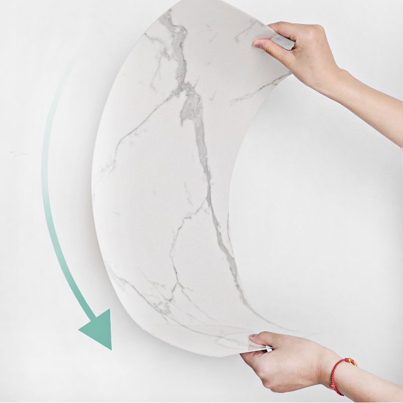 PVC Peel and Stick Backsplash Single Tile Waterproof Wallpaper