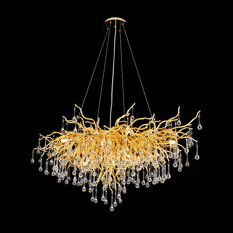 Lampada di fuochi d'artificio ultra-moderna lampada a sospensione metallica Light per il ristorante