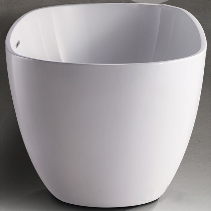 Oval Freestanding Bath Tub Modern Acrylic Bathtub for Bathroom