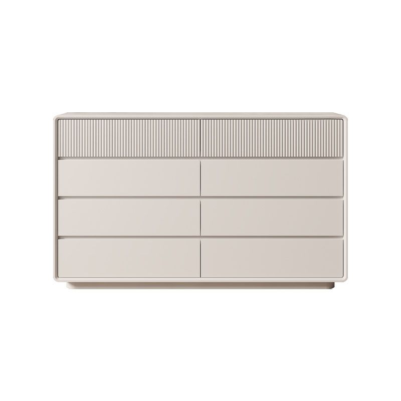 Modernism Horizontal Double Dresser Wood Dresser with 5/6/8 Drawers for Home