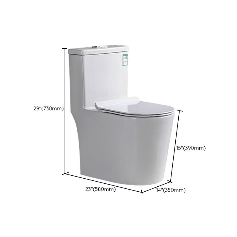 Traditional All-In-One Toilet Bowl Floor Mount Urine Toilet for Washroom