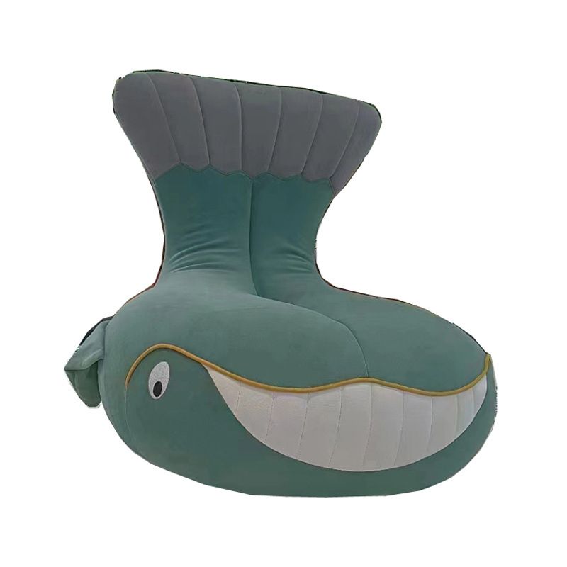 Nordic Style Armless Sponge Cushion Filled Parsons Chair with Cushioned Backrest