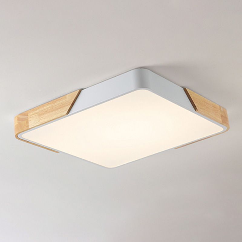 Lampada da soffitto moderna a LED Macaroon Lampada da soffitto geometrica in ferro per montaggio a incasso per camera da letto