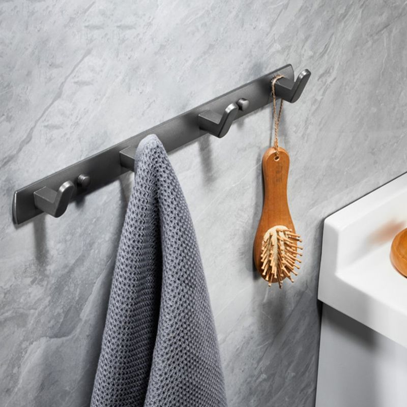 Modern Metal Bathroom Accessory As Individual Or As a Set in Grey