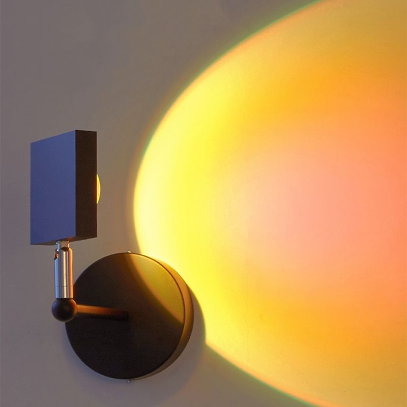 Lampada a parete a LED armata a 1 luce moderna a parete in metallo Montaggio per soggiorno