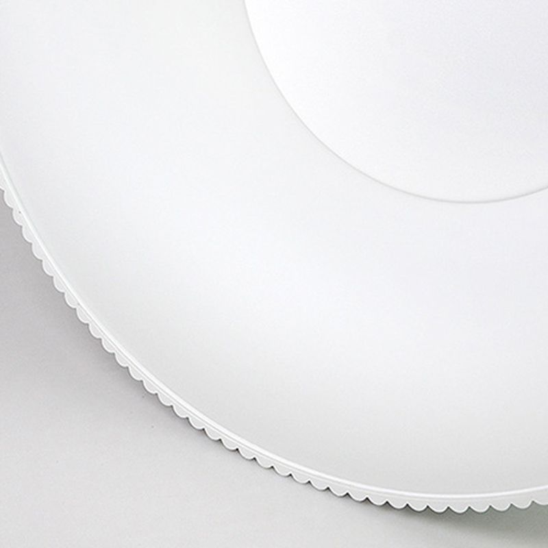 Lámpara de montaje en techo de tambor, iluminación de techo de metal Simple nórdica para sala de estar