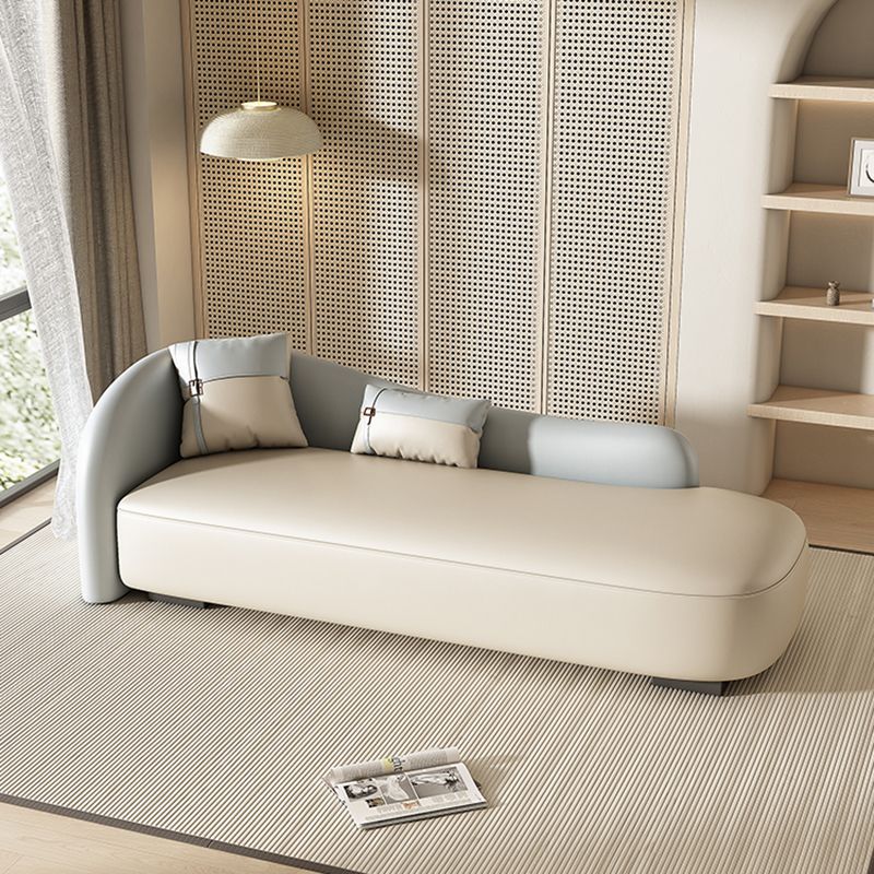 Scandinavian Upholstered Chaise Lounge Couch Leather Chaise Lounge Chair