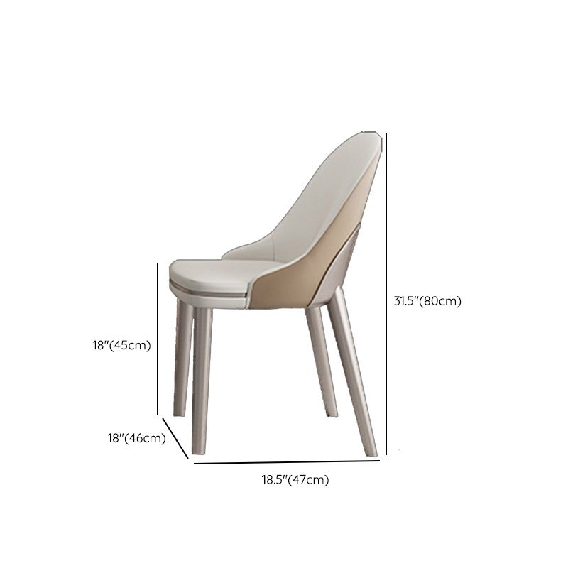 White Stone Glam Dinette Table Set with Leather Chairs 1/4/5/6/7 Pcs Dining Set for Home