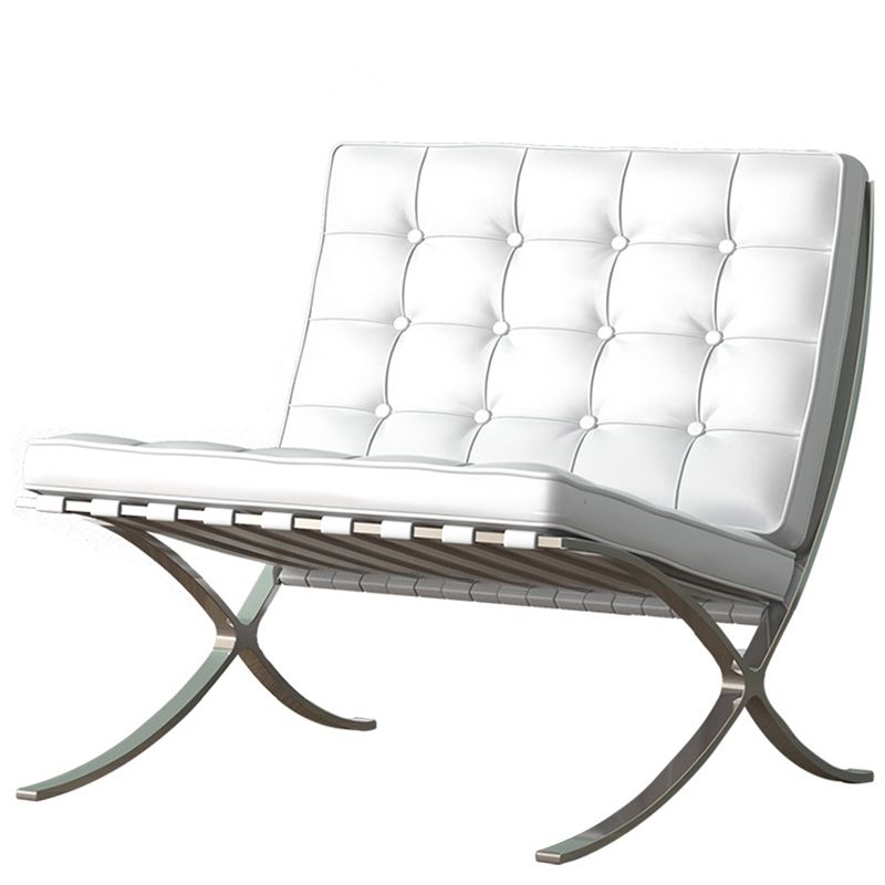 Armless Tufted Cushions Chair 29.5"L x 31.5"W x 31.5" H Chair for Living Room