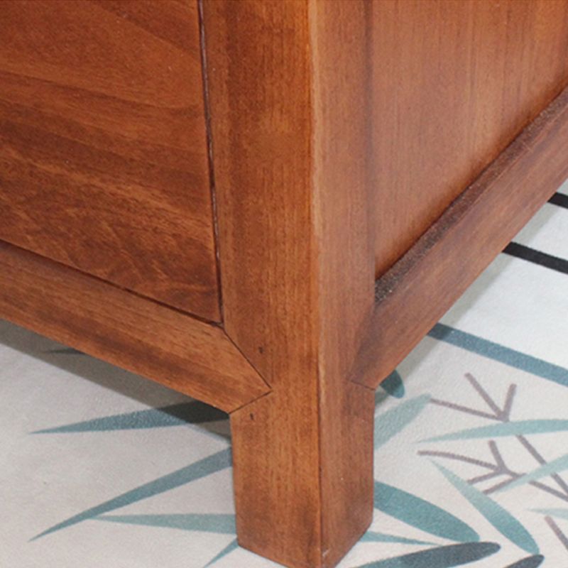 Traditional Style Combo Dresser Vertical Solid Wood Storage Chest with 3 Drawers