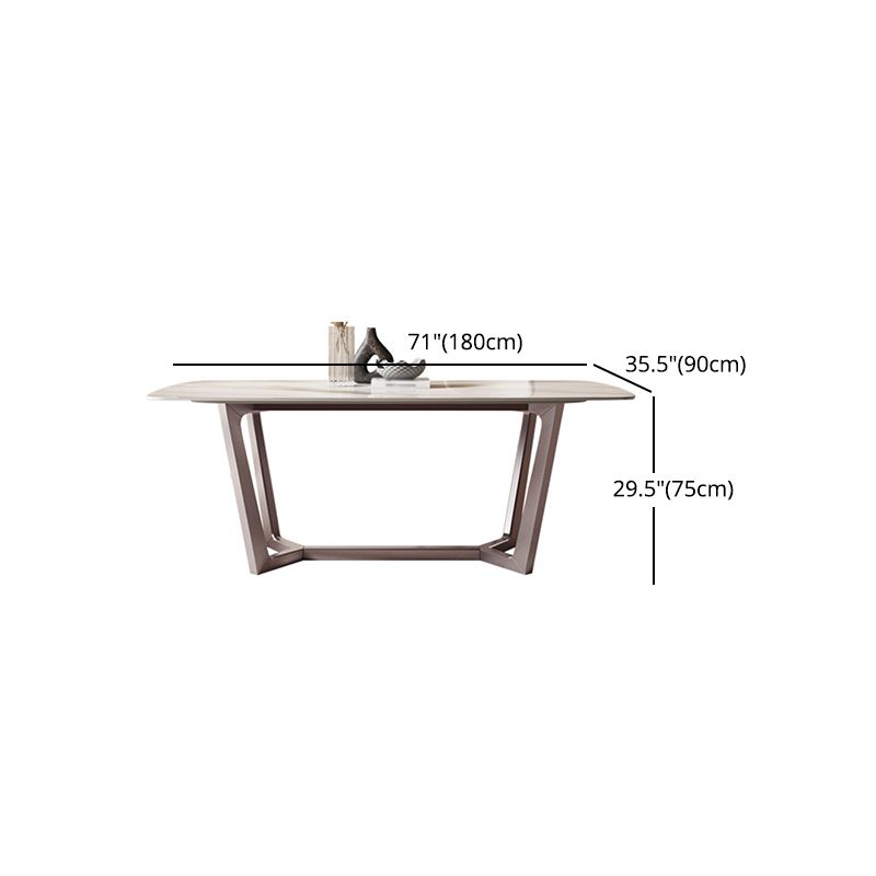 1/2/4/5/7 Pcs Sintered Stone Dining Room Set Table Furniture Set for Home
