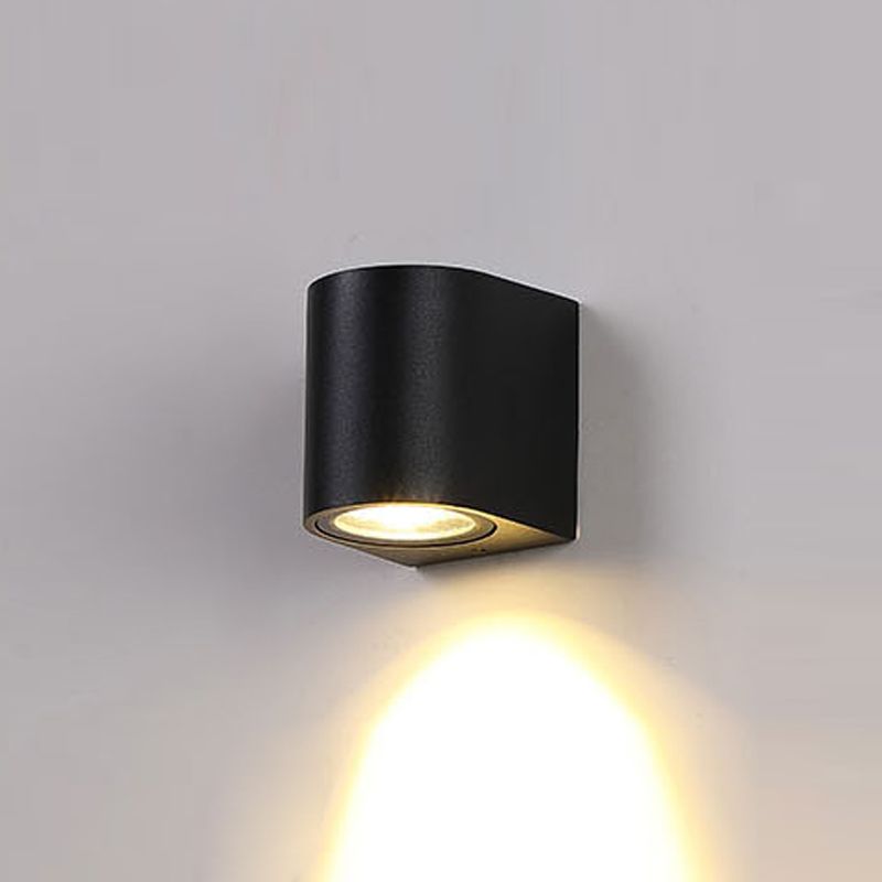 Moderne Aluminium -Wandleuchte geometrische 1 Lichtwandwaschung für Schlafzimmer