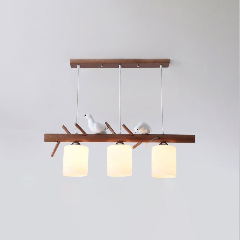 Branches en bois lampe de l'île Modern Simplicité Pendentif Lighting for Restaurant