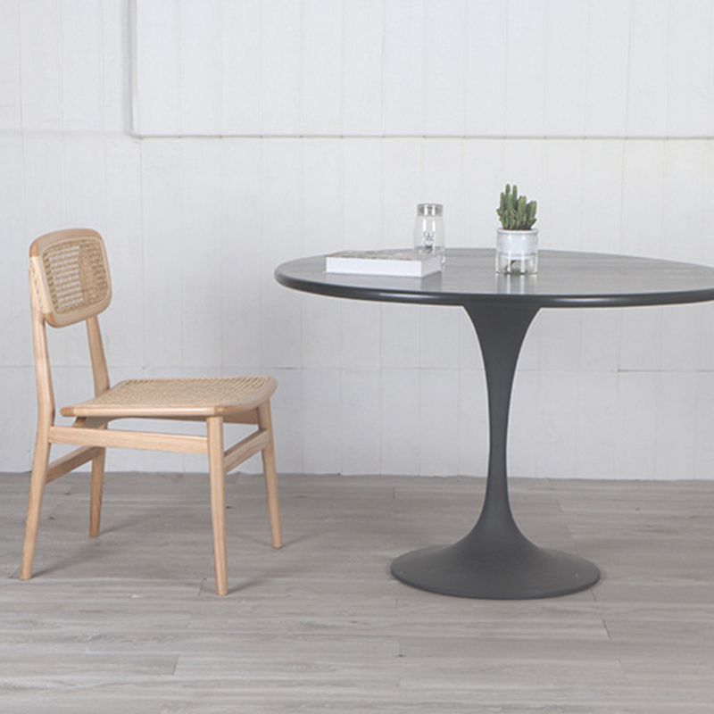 Modern Side Chair Solid Wood Armless Dining Chair for Home Use