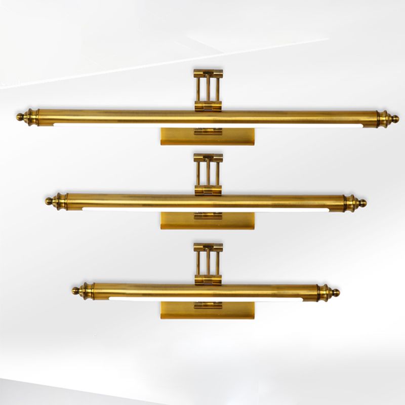 Moderne beknopte LED-lineaire wandkandelstok roestvrijstalen verstelbare wandlamp met plastic schaduw