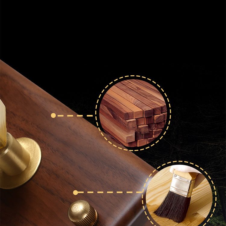 Stile minimalista Vanity Light Bar Walnut LED Vanity Mirror Lights per tavolo da toeletta