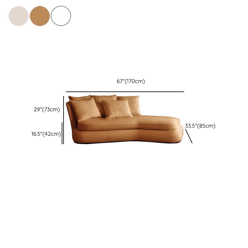 French Country Flared Arms Chaise, One Armed Accent Chair for Living Room