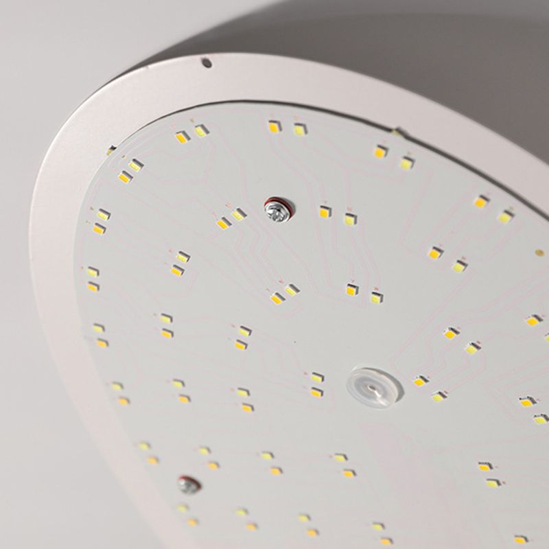 Slaapkamer hangende hanger licht metaal led Noordse kroonluchter lamp in wit