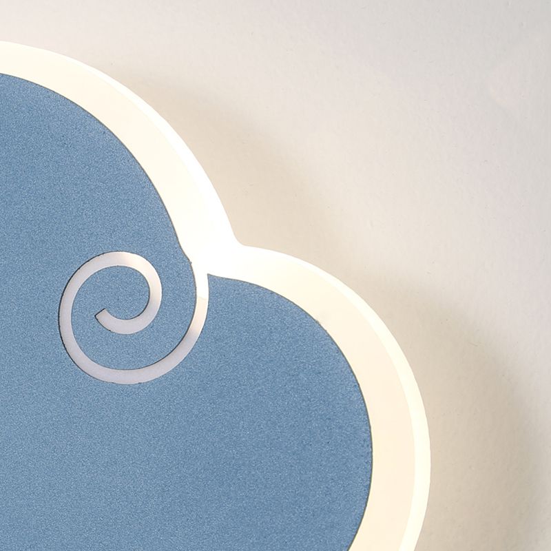 Cloud Wall Lighting Fixtures Modern Style Metal 1 Light Wall Lamps