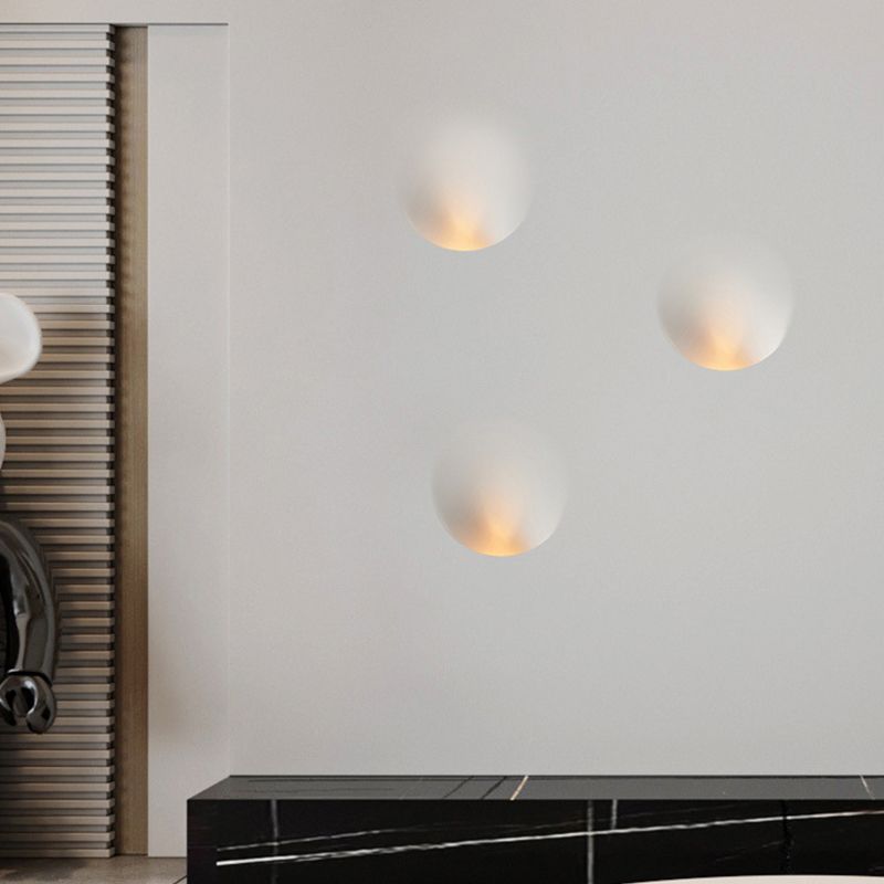 Gips eingebettete LED -Wandleuchten stilvolle minimalistische weiße Wandleuchte für den Flur