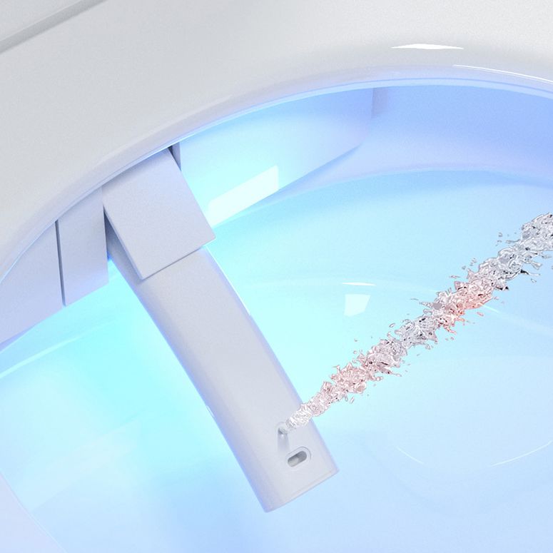 Modern Toilet Bowl One Piece Toilet Floor Mounted ABS Toilet