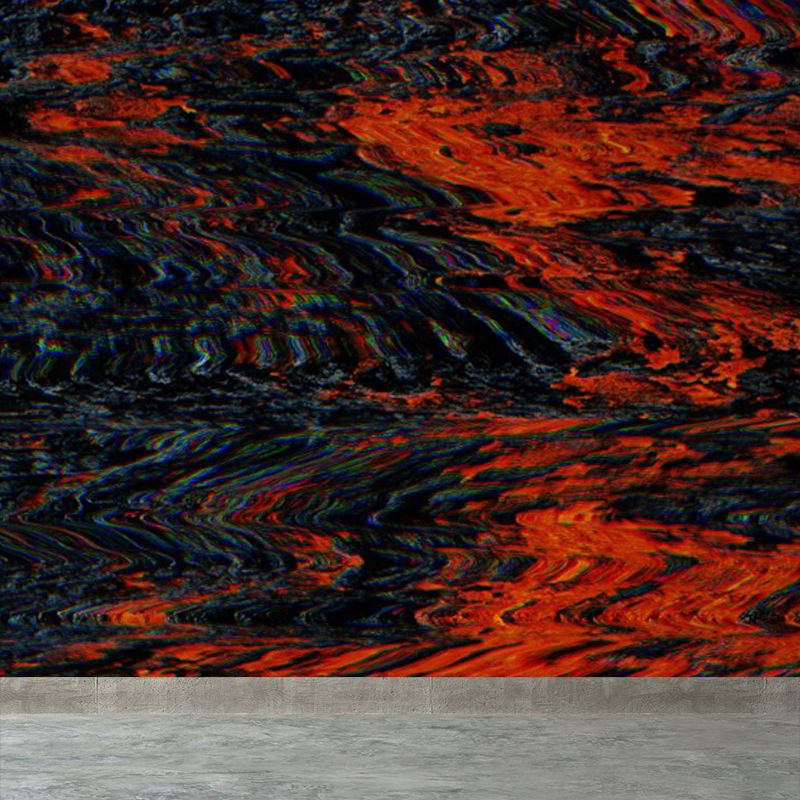 Big Abstract Pattern Mural Wallpaper Decorative Contemporary Dining Room Wall Art