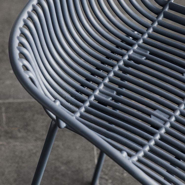 Modern Style Bar Stool Metal Counter Bar Stool with Metal Legs for Home