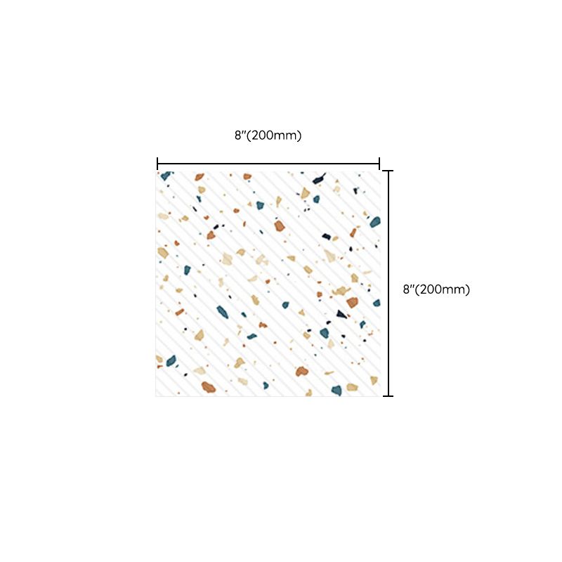 Peel & Stick Vinyl Flooring Low Gloss Vinyl Flooring with Square Edge