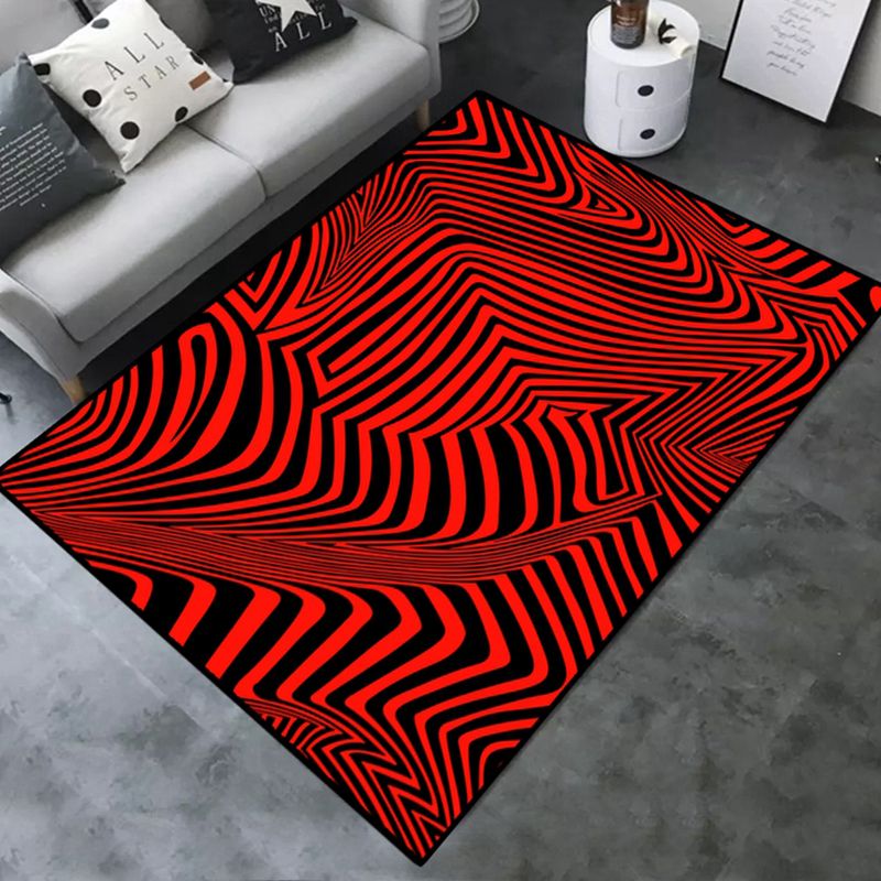 Leisure Area Rug Polyester Animals Print Rug Stain Resistant Area Rug for Home Decor
