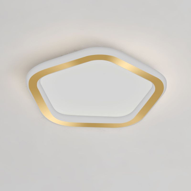 Plafonnier LED Ultra-mince à 1 lumière, nouveau plafonnier moderne en fer pour couloir