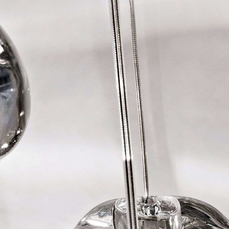 Cherries Hanging Light Fixtures Contemporary Glass Ceiling Pendant for Stairwell