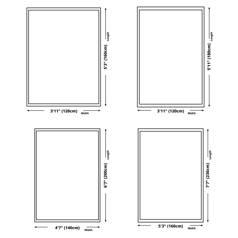 Tapis de tapis géométrique gris Tapis minimale minimale lavable pour le tapis à domicile