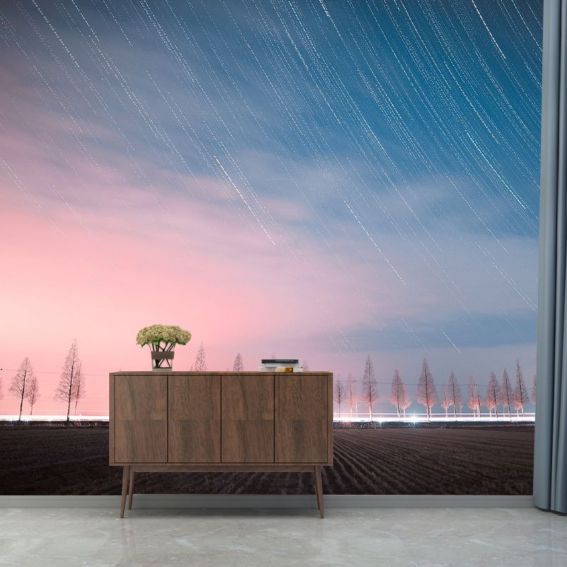 Eco-friendly Wall Mural Wallpaper Beautiful Sky Photography Sitting Room Wall Mural