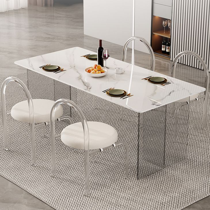 Modern Stone Dining Table 1/2/5/7 Pieces Dining Set for Dining Room