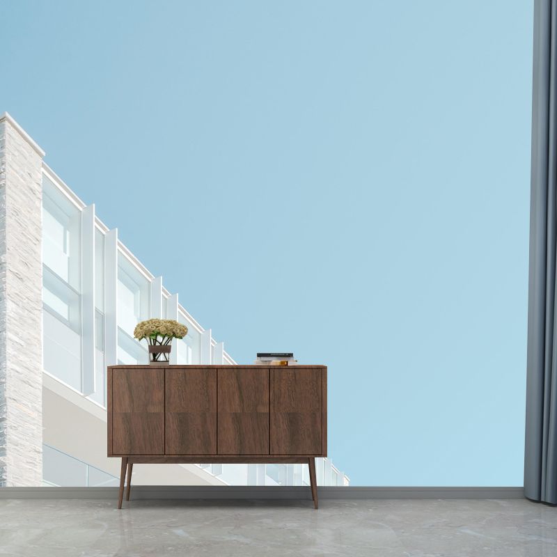 Wall Mural Horizontal Photography Architecture Mural Eco-friendly Wallpaper for Bedroom