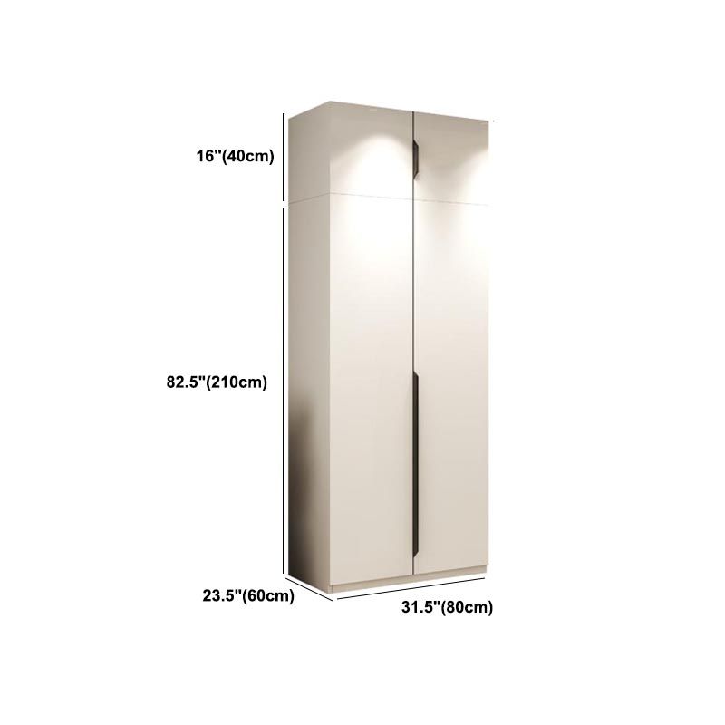 Manufactured Wood White Storage Cabinet Modern Style Cabinet for Bedroom