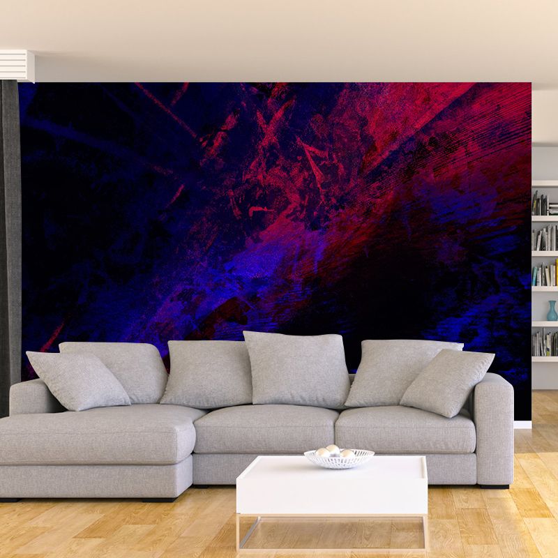 Abstract Color Collision Wall Mural Decorative Modernism Mildew Resistant Material Wall Art