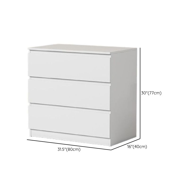 Ultra Modern Horizontal Double Dresser Wood Storage Chest Dresser for Bedroom